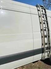 Backwoods Adventure Mods Ladder for OEM Tracks w/o Roof Rack Mercedes Sprinter 2014+                                     - BW8415-7985 / BWMS3A-8900 / BWMS3A-8885 - Image 3