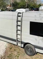 Backwoods Adventure Mods Ladder for OEM Tracks w/o Roof Rack Mercedes Sprinter 2014+                                     - BW8415-7985 / BWMS3A-8900 / BWMS3A-8885 - Image 4