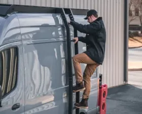 Backwoods Adventure Mods DRIFTR Ladder Mercedes Sprinter 2014+
