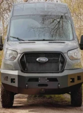 Backwoods Adventure Mods Front Bumper w/o Bull Bar Ford Transit 2020+                                     - BWFT6F-103UUFFB - Image 2