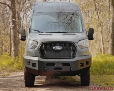 Backwoods Adventure Mods Front Bumper w/o Bull Bar Ford Transit 2020+ - BWFT6F-103UUFFB