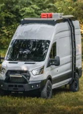 Backwoods Adventure Mods Front Bumper w/ Bull Bar Ford Transit 2020+                                     - BWFT6F-103XXIIB - Image 2