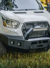 Backwoods Adventure Mods Front Bumper w/ Bull Bar Ford Transit 2020+                                     - BWFT6F-103XXIIB - Image 4