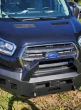 Backwoods Adventure Mods Front Bumper w/ Bull Bar Ford Transit 2020+                                     - BWFT6F-103XXIIB - Image 5