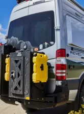 Backwoods Adventure Mods Rear Swing Out Bumper Mercedes Sprinter 2014-2018                                     - BWMEMS-203ZZVVB - Image 4