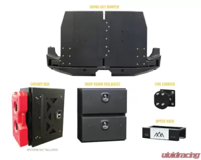 Backwoods Adventure Mods Rear Swing Out Bumper Mercedes Sprinter 2014-2018 - BWMEMS-203ZZVVB