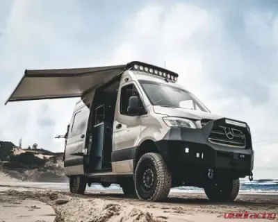 Backwoods Adventure Mods Front Bumper w/ Bull Bar Mercedes Sprinter 2019+ - BWMS3S-103UUIIB