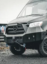 Backwoods Adventure Mods Front Bumper w/ Bull Bar Mercedes Sprinter 2019+                                     - BWMS3S-103UUIIB - Image 3