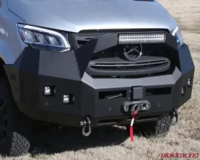 Backwoods Adventure Mods Front Bumper w/ Bull Bar Mercedes Sprinter 2019+ - BWMS3S-103UUIIB