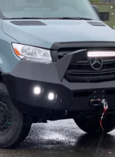 Backwoods Adventure Mods Front Bumper w/ Bull Bar Mercedes Sprinter 2019+                                     - BWMS3S-103UUIIB - Image 7