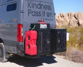 Backwoods Adventure Mods Rear Swing Out Bumper Mercedes Sprinter 2019+