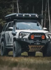 Backwoods Adventure Mods Hi-Lite Overland Front Bumper w/ Bull Bar Toyota 4Runner 2014-2022                                     - BWT4R5-103FGBBB - Image 4
