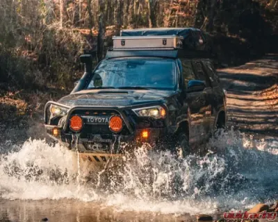 Backwoods Adventure Mods Hi-Lite Overland Front Bumper w/ Bull Bar Toyota 4Runner 2014-2022 - BWT4R5-103FGBBB