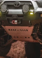 Backwoods Adventure Mods Aluminum Connector Skid Plate Raw Toyota 4Runner 2010-2022                                     - BWT4R5-8915 - Image 2