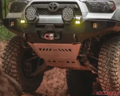 Backwoods Adventure Mods Aluminum Connector Skid Plate Raw Toyota 4Runner 2010-2022 - BWT4R5-8915