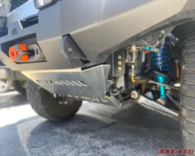 Backwoods Adventure Mods Aluminum Connector Skid Plate Raw Toyota 4Runner 2010-2022 - BWT4R5-8915