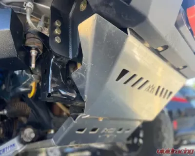 Backwoods Adventure Mods Aluminum Connector Skid Plate Raw Toyota 4Runner 2010-2022 - BWT4R5-8915