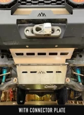 Backwoods Adventure Mods Aluminum Connector Skid Plate, Raw Toyota Tacoma 2005+                                     - BWTT3A-9130-NP - Image 3