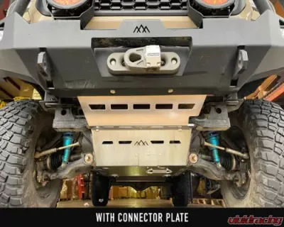 Backwoods Adventure Mods Aluminum Connector Skid Plate, Raw Toyota Tacoma 2005+ - BWTT3A-9130-NP