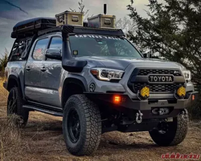 Backwoods Adventure Mods Hi-Lite Overland Front Bumper w/o Bull Bar Toyota Tacoma 2016+ - BWTY3T-103XXBBB