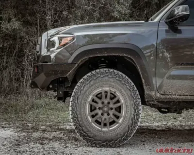 Backwoods Adventure Mods Hi-Lite Overland Front Bumper w/o Bull Bar Toyota Tacoma 2016+ - BWTY3T-103XXBBB