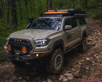 Backwoods Adventure Mods Hi-Lite Overland Front Bumper w/o Bull Bar Toyota Tacoma 2016+ - BWTY3T-103XXBBB