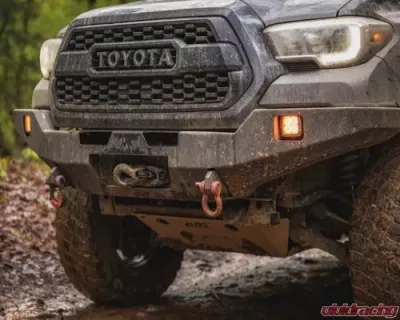 Backwoods Adventure Mods Hi-Lite Overland Front Bumper w/o Bull Bar Toyota Tacoma 2016+ - BWTY3T-103XXBBB