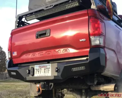 Backwoods Adventure Mods Hi-Lite Overland Rear Bumper Toyota Tacoma 2016+ - BWTY3T-203ZZAAB
