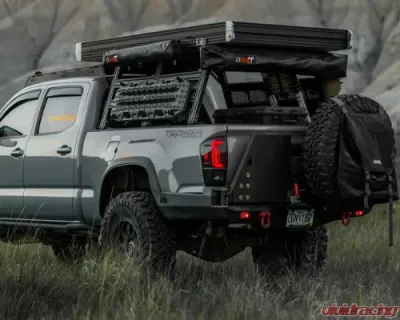 Backwoods Adventure Mods Hi-Lite High Clearance Dual Swing Out Rear Bumper Toyota Tacoma 2016+ - BWTY3T-203ZZVVB
