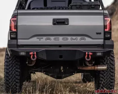 Backwoods Adventure Mods Hi-Lite High Clearance Rear Bumper Toyota Tacoma 2016+ - BWTY3T-209035B