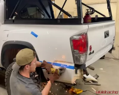 Backwoods Adventure Mods Hi-Lite High Clearance Rear Bumper Toyota Tacoma 2016+ - BWTY3T-209035B