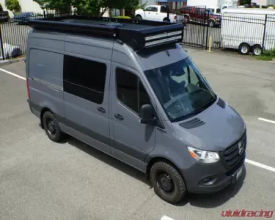 Backwoods Adventure Mods Roof Rack, XL 144 Mercedes Sprinter 2014+ - BWS-0144-XL