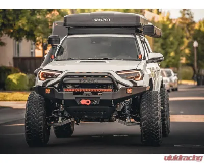 Backwoods Adventure Mods Hi-Lite Overland Front Bumper PreRunner Bull Bar Toyota 4Runner 5th Gen 2014-2024 - BWT4R5-9640