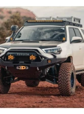 Backwoods Adventure Mods Hi-Lite Overland Front Bumper PreRunner Bull Bar Toyota 4Runner 5th Gen 2014-2024                                     - BWT4R5-9640 - Image 4