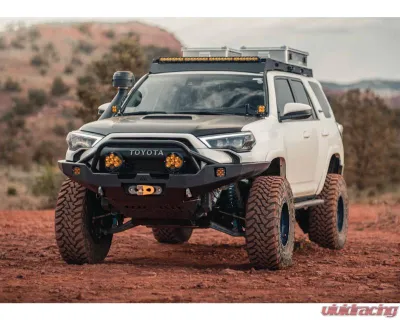 Backwoods Adventure Mods Hi-Lite Overland Front Bumper PreRunner Bull Bar Toyota 4Runner 5th Gen 2014-2024 - BWT4R5-9640