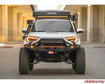 Backwoods Adventure Mods Hi-Lite Overland Front Bumper PreRunner Bull Bar Toyota 4Runner 5th Gen 2014-2024 - BWT4R5-9640