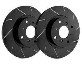 SP Performance Slotted Vented 4 Lug Front 262mm Brake Rotor w/ Black Zinc Coating Acura | Honda 1990-2005