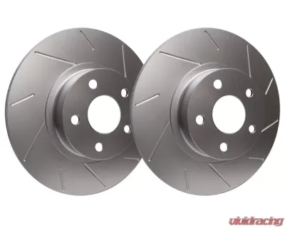 SP Performance Slotted Solid 5 Lug Rear Brake Rotor 259.8mm Zinc Coated for Acura Honda 1997-2015 - T19-227-P