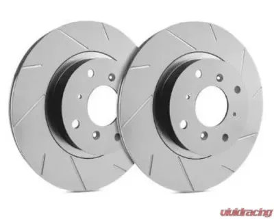 SP Performance Slotted Solid 5 Lug Rear Brake Rotor 281.6mm Gray ZRC Coating Acura Honda 2005-2020 - T19-479