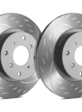 SP Performance Diamond Slotted Brake Rotors w/ Gray ZRC Coating Vented 5 Lug Front 345mm Ford Explorer 2020                                     - D54-5163 - Image 2