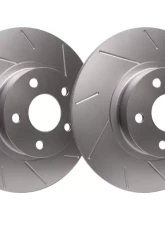SP Performance Slotted Rotors with Silver ZRC Coating 294mm Vented 4 Lug Front for 2006 Mini Cooper                                     - T06-378-P - Image 2