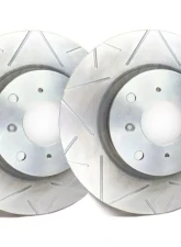 SP Performance Peak Series Slotted Solid 5 Lug Rear Brake Rotor 262mm Zinc Coating Hyundai 2017-2020                                     - V18-1053-P - Image 2