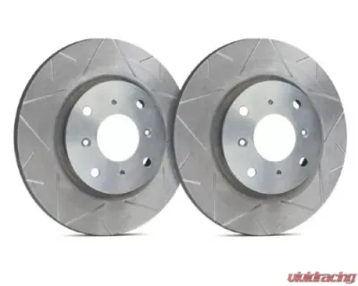 SP Performance Peak Series Slotted Solid 5 Lug Rear Brake Rotor 262mm Zinc Coating Hyundai 2017-2020 - V18-1053-P