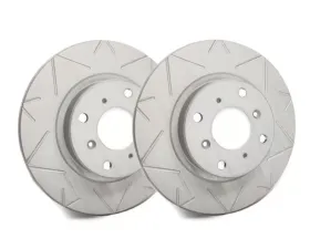SP Performance Peak Series Slotted Solid 10 Lug Rear 255mm Brake Rotor w/ Gray ZRC Coating Audi A4 3.0L 2002-2006