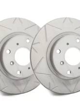 SP Performance Peak Series Slotted Solid 5 Lug Rear Brake Rotor 282.2mm Gray ZRC Acura CL 2001-2003                                     - V19-302 - Image 2