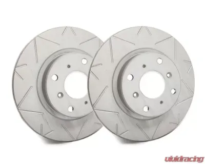SP Performance Peak Series Slotted Solid 5 Lug Rear Brake Rotor 282.2mm Gray ZRC Acura CL 2001-2003 - V19-302