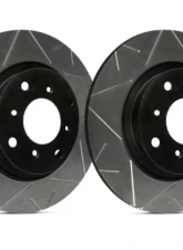 SP Performance Peak Series Slotted Rotors Black Zinc Coating 320mm 5 Lug Rear for 2020 Ford Explorer                                     - V54-5162-BP - Image 2