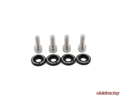 Hybrid Racing M6x1.0 Accessory Hardware Kit Black - HYB-DWH-00-01
