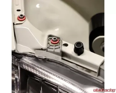 Hybrid Racing M6x1.0 Accessory Hardware Kit Red - HYB-DWH-00-02