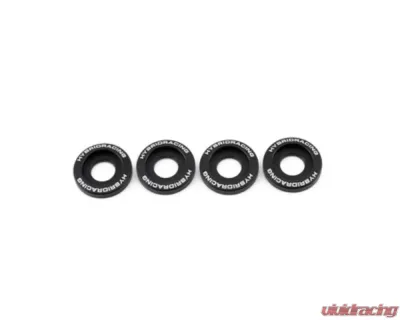 Hybrid Racing M8x1.25 Accessory Hardware Kit Black - HYB-DWH-00-03